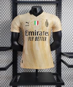 2022/2023 Player Version AC Milan Goalkeeper Special Edition Gold Football Shirt  Thai Quality