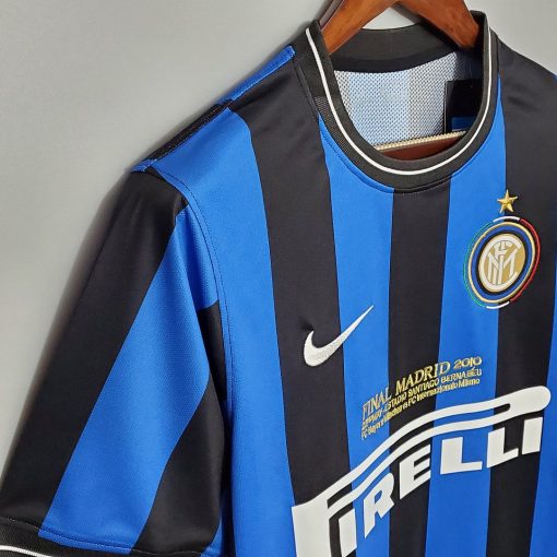 2009/2010 Retro Internazionale Milan Home UEFA Champions League Edition Football Jersey  Thai Quality