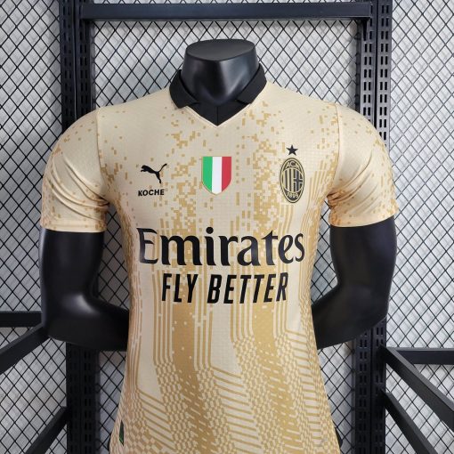 2022/2023 Player Version AC Milan Goalkeeper Special Edition Gold Football Shirt  Thai Quality