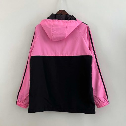 2023 Inter Miami Windbreaker （pink-black） Soccer Jersey Thai Quality