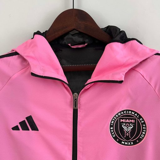 2023 Inter Miami Windbreaker （pink-black） Soccer Jersey Thai Quality