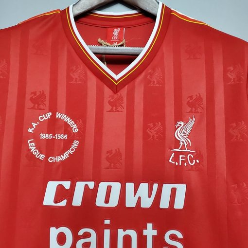 1985/1986 Retro Liverpool Home Football Shirt  Thai Quality