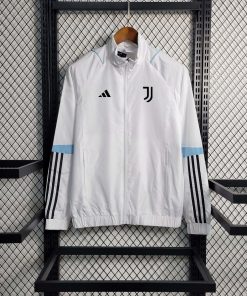 2023 Juventus Soccer Jersey Windbreaker white