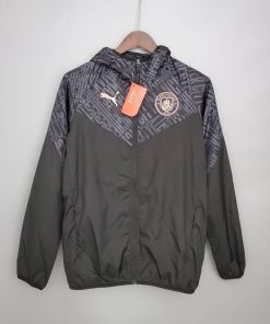 2021/2022 Manchester City Jersey Windbreaker Black