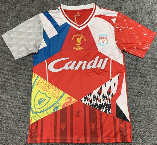 Retro Liverpool Hybrid Commemorative Edition Football Shirt  Thai Quality