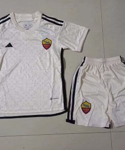 2023/2024 Roma Away Soccer Jersey Thai Quality Kids Size