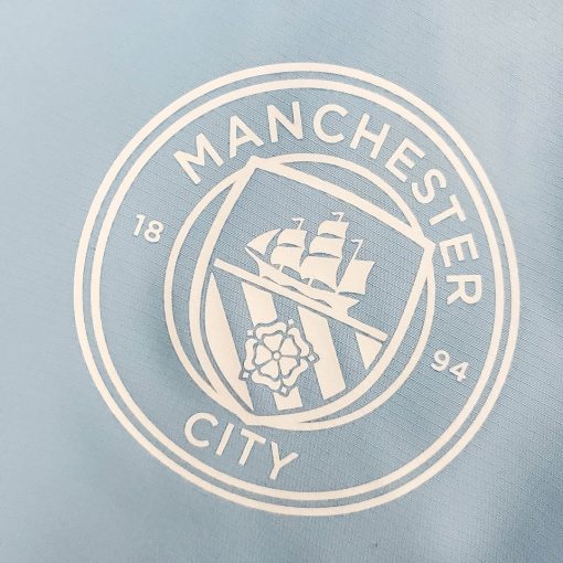 2021/2022 Manchester City Jersey Windbreaker Blue And White