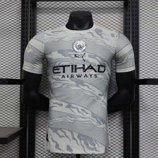 2023/2024 Player Version Manchester City Special Edition Grey Football Shirt  Thai Quality