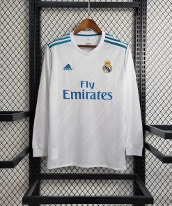 2017/2018 Retro Long Sleeve Real Madrid Home