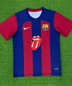 2023/2024 Barcelona The Rolling Stones Limited Edition Football Shirt  Thai Quality