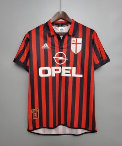 1999/2000 Retro AC Milan Home Football Shirt 1:1 Thai Quality