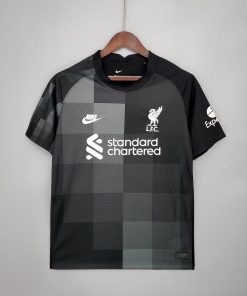 Liverpool Goalkeeper Soccer Jersey Black 2021/2022  Thai Quality