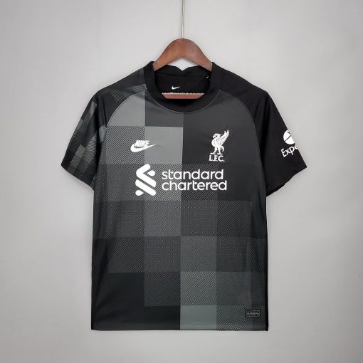 Liverpool Goalkeeper Soccer Jersey Black 2021/2022  Thai Quality