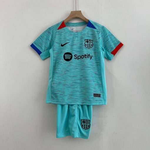 2023/2024 Barcelona Third Away Football Shirt  Thai Quality Kids Size