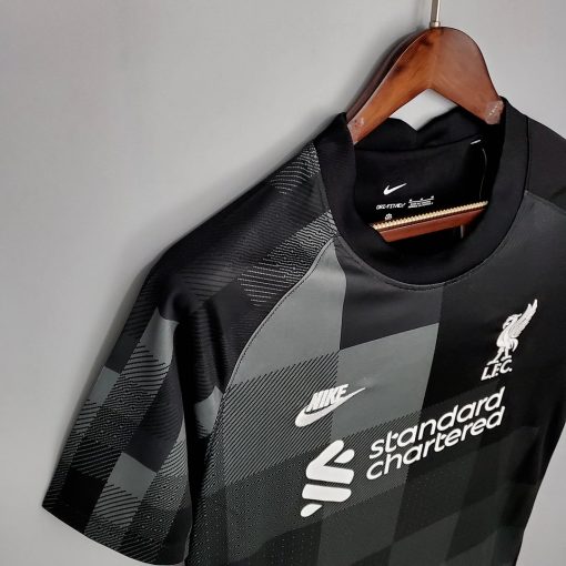 Liverpool Goalkeeper Soccer Jersey Black 2021/2022  Thai Quality