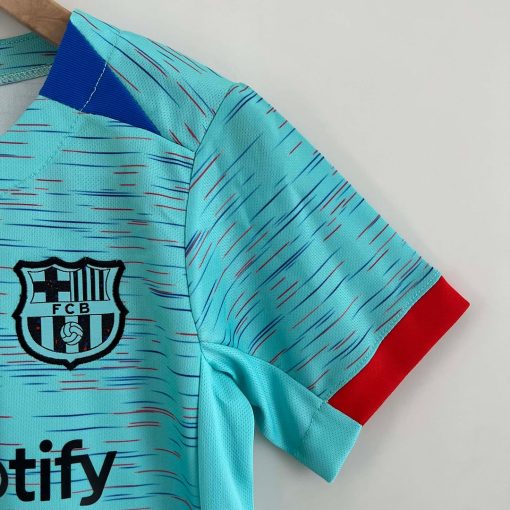 2023/2024 Barcelona Third Away Football Shirt  Thai Quality Kids Size