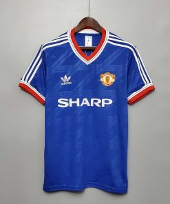 1986/1988 Retro Manchester United Third Away Football Shirt Thai Quality