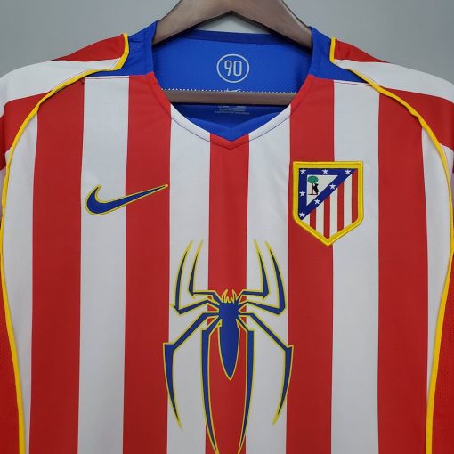 2004/2005 Retro Atletico Madrid Home Soccer Jersey  Thai Quality