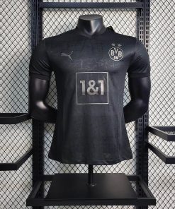 2023 Player Version Dortmund Blackout Special Edition Black Football Shirt