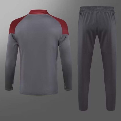 2023/2024 Manchester City Half-Pull Training Suit Gray Football Shirt Thai Quality Set