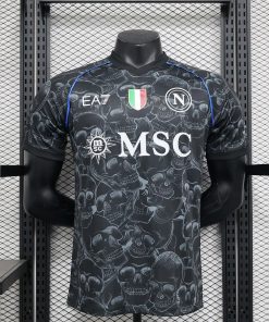 2023/2024 Player Version Napoli Halloween Special Edition Black Soccer Jersey Thai Quality