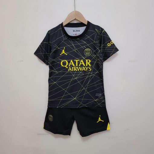 2022/2023 Psg Paris Saint-Germain Fourth Away Football Shirt Thai Quality Kids Size