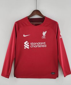 2022/2023 Long Sleeve Liverpool Home Football Shirt  Thai Quality