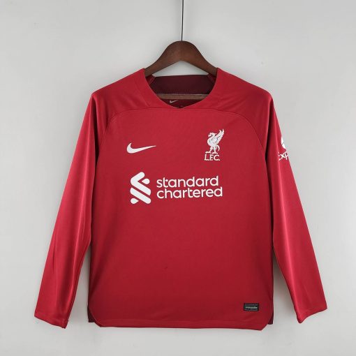 2022/2023 Long Sleeve Liverpool Home Football Shirt  Thai Quality