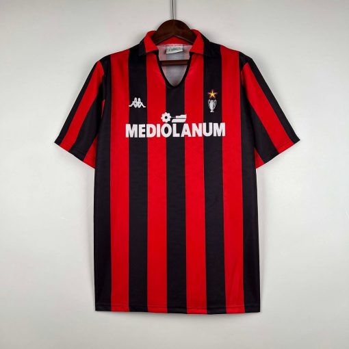 1989/1990 Retro AC Milan Home Football Shirt  Thai Quality