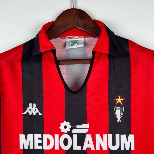 1989/1990 Retro AC Milan Home Football Shirt  Thai Quality