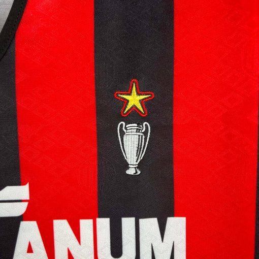 1989/1990 Retro AC Milan Home Football Shirt  Thai Quality