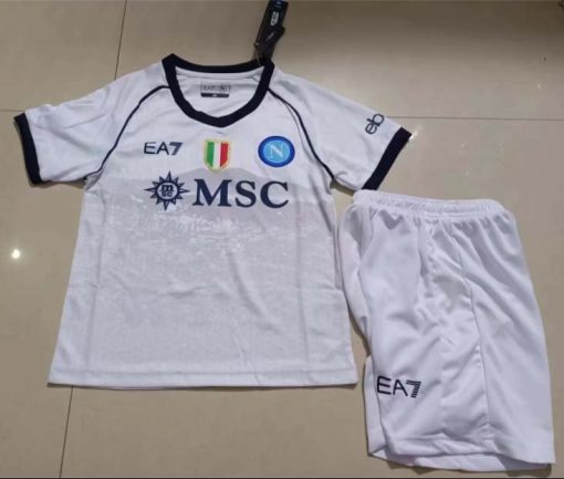 2023/2024 Napoli Away Soccer Jersey Thai Quality Kids Size