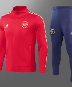 2023/2024 Arsenal Long Zip Jacke Red Football Shirt  Thai Quality Set