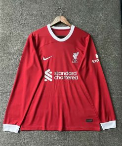 2023/2024 Long Sleeve Liverpool Home Football Shirt  Thai Quality