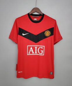 2009/2010 Retro Manchester United Home Football Shirt  Thai Quality