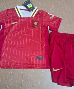 2024/2025 Liverpool Home Soccer Jersey  Thai Quality Kids Size