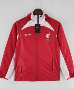 2022 Liverpool Windbreaker Red And White