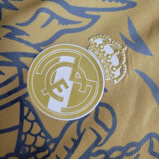 2023/2024 Real Madrid Chinese Gold Dragon Football Shirt