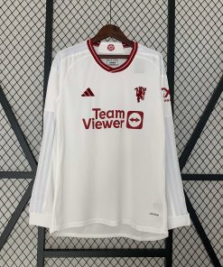 2023/2024 Long Sleeve Manchester United Third Away Football Shirt  Thai Quality