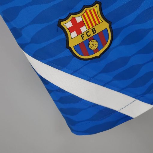 2021/2022 Barcelona Training Suit Blue Shorts