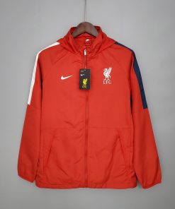 2021/2022 Liverpool Windbreaker Red Soccer Jersey  Thai Quality