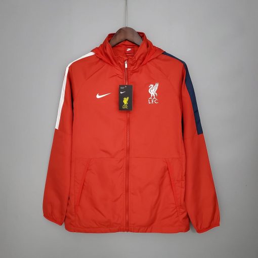 2021/2022 Liverpool Windbreaker Red Soccer Jersey  Thai Quality