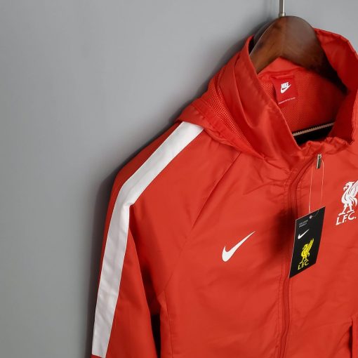 2021/2022 Liverpool Windbreaker Red Soccer Jersey  Thai Quality