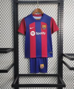 2023/2024 Barcelona Home Football Shirt Thai Quality Kids Size