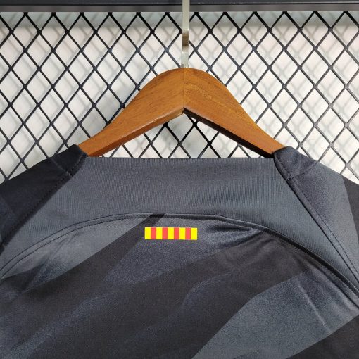 2023/2024 Barcelona Goalkeeper Black Football Shirt  Thai Quality