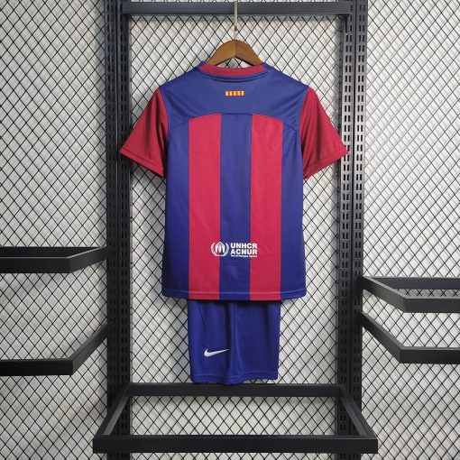 2023/2024 Barcelona Home Football Shirt Thai Quality Kids Size