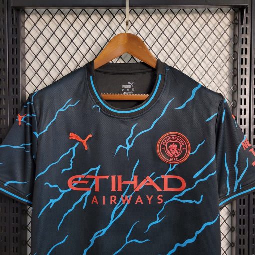 2023/2024 Manchester City Third Away Football Shirt  Thai Quality