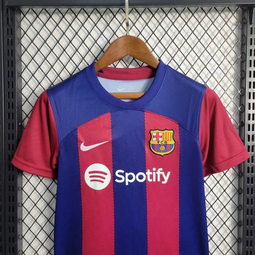 2023/2024 Barcelona Home Football Shirt Thai Quality Kids Size