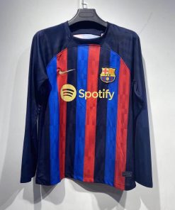 2022/2023 Long Sleeve Barcelona Home  Thai Quality