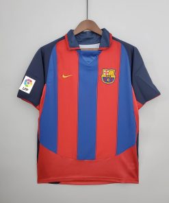 2003/2004 Retro Barcelona Home Football Shirt  Thai Quality